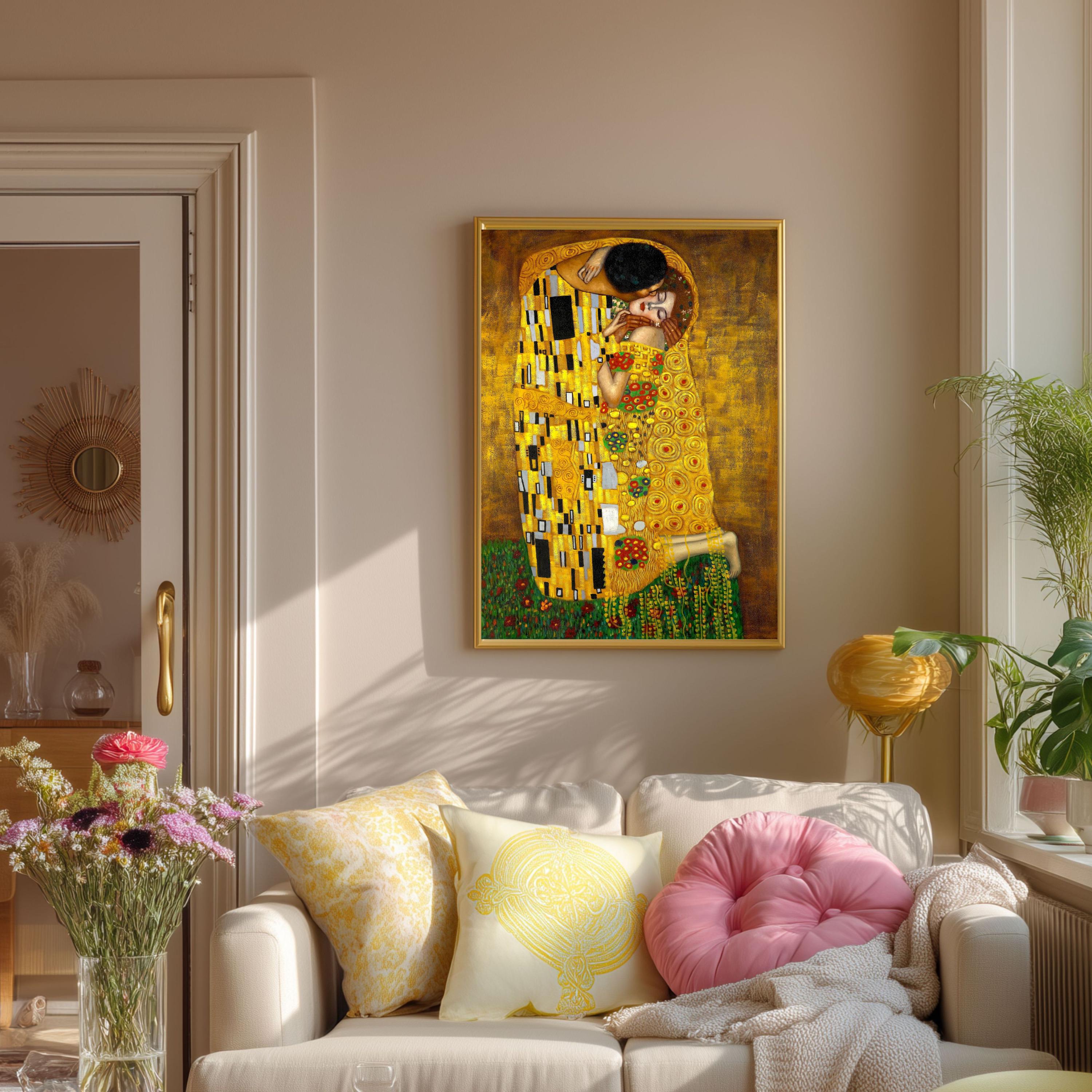 The Kiss by Gustav Klimt - Fine Art Print - Etsy