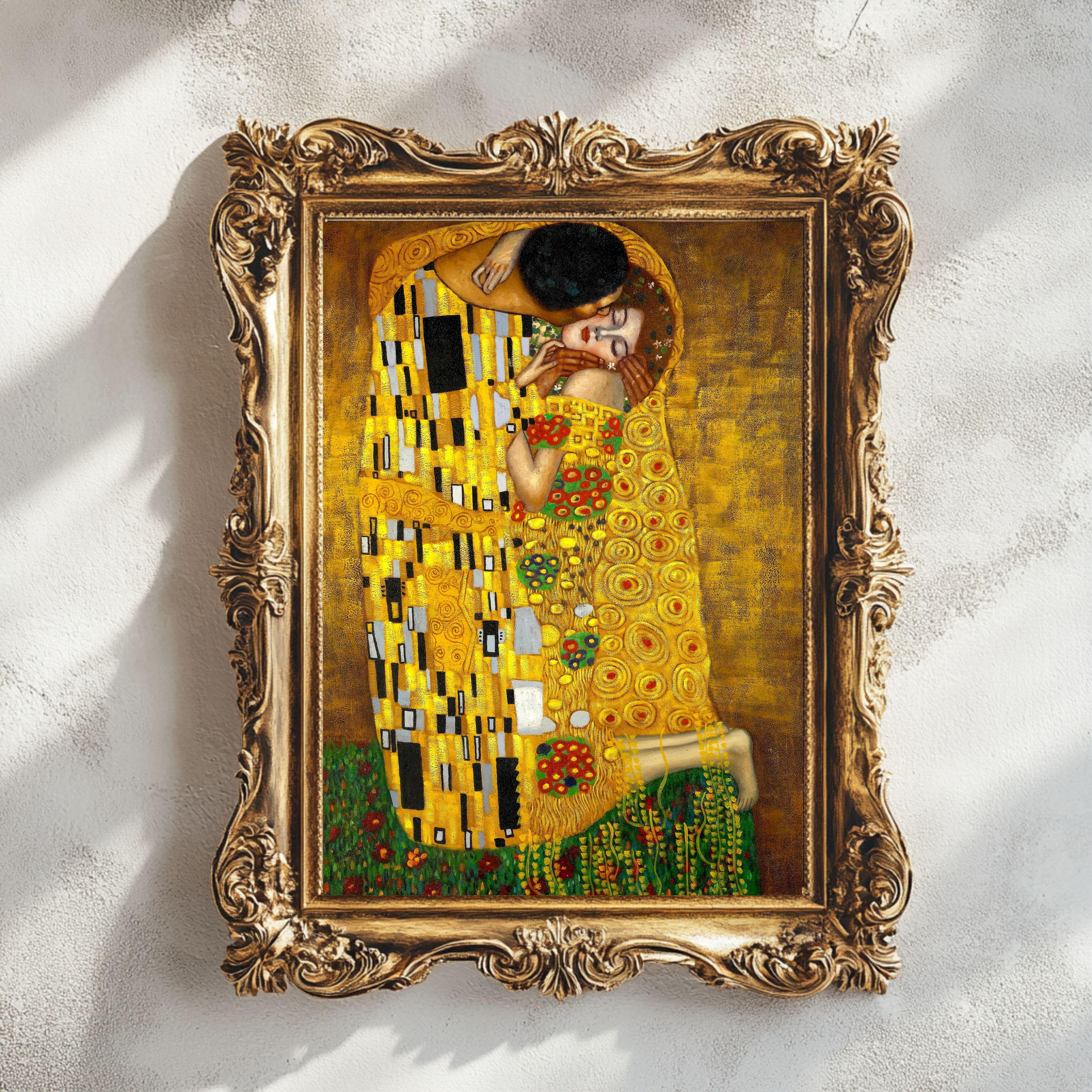 The Kiss by Gustav Klimt - Fine Art Print - Etsy