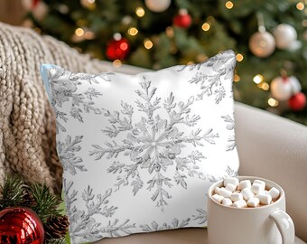 Accent Pillow Snowflake