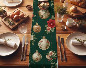 Kerstversiering tafelloper | Feestdagen