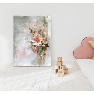 Soft shabby Chic decor, Canvas print