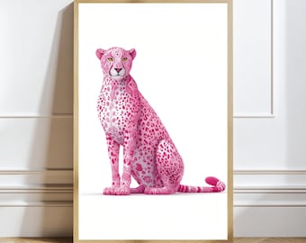Pop Art - Pink Cheetah Print