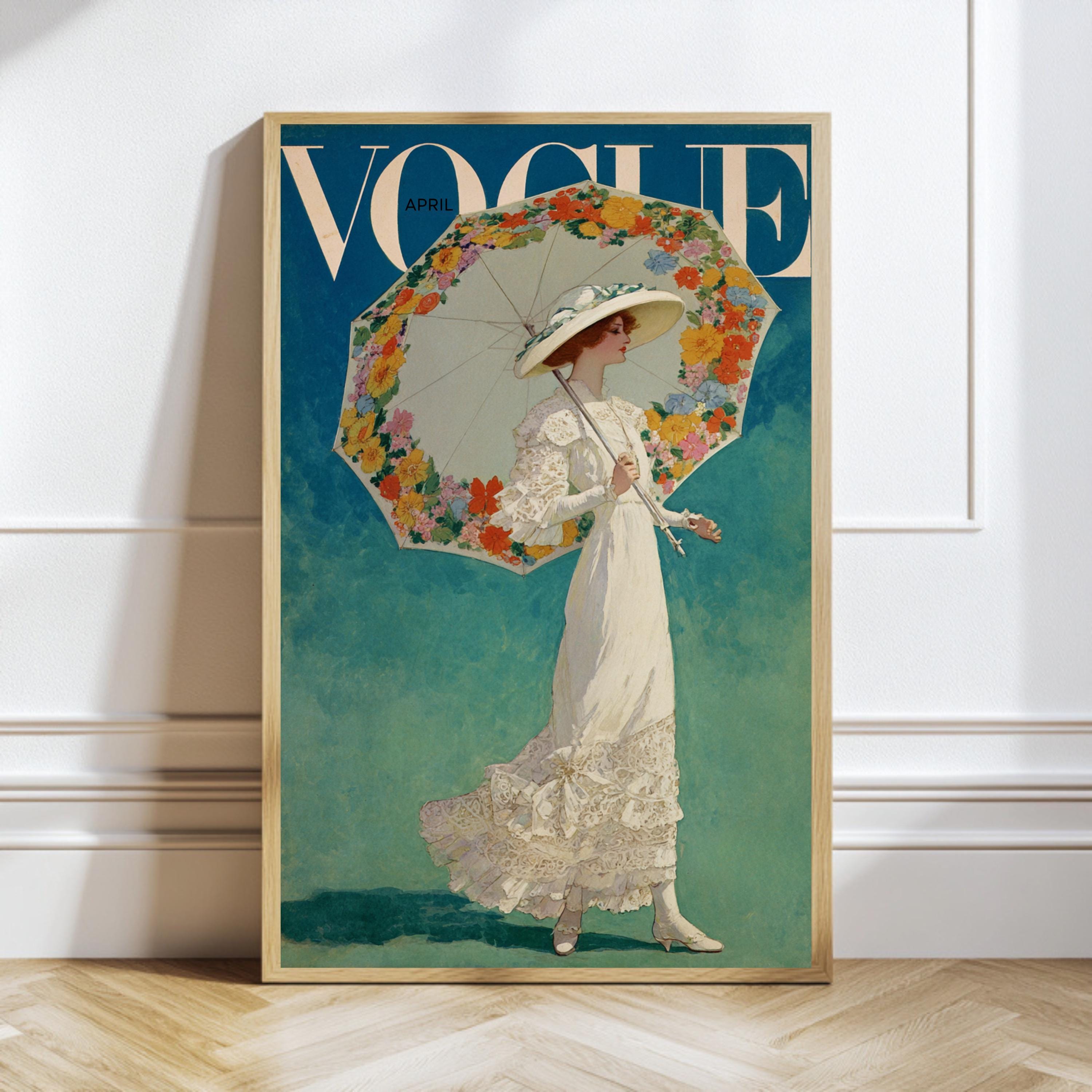 Vintage Vogue Poster - Etsy