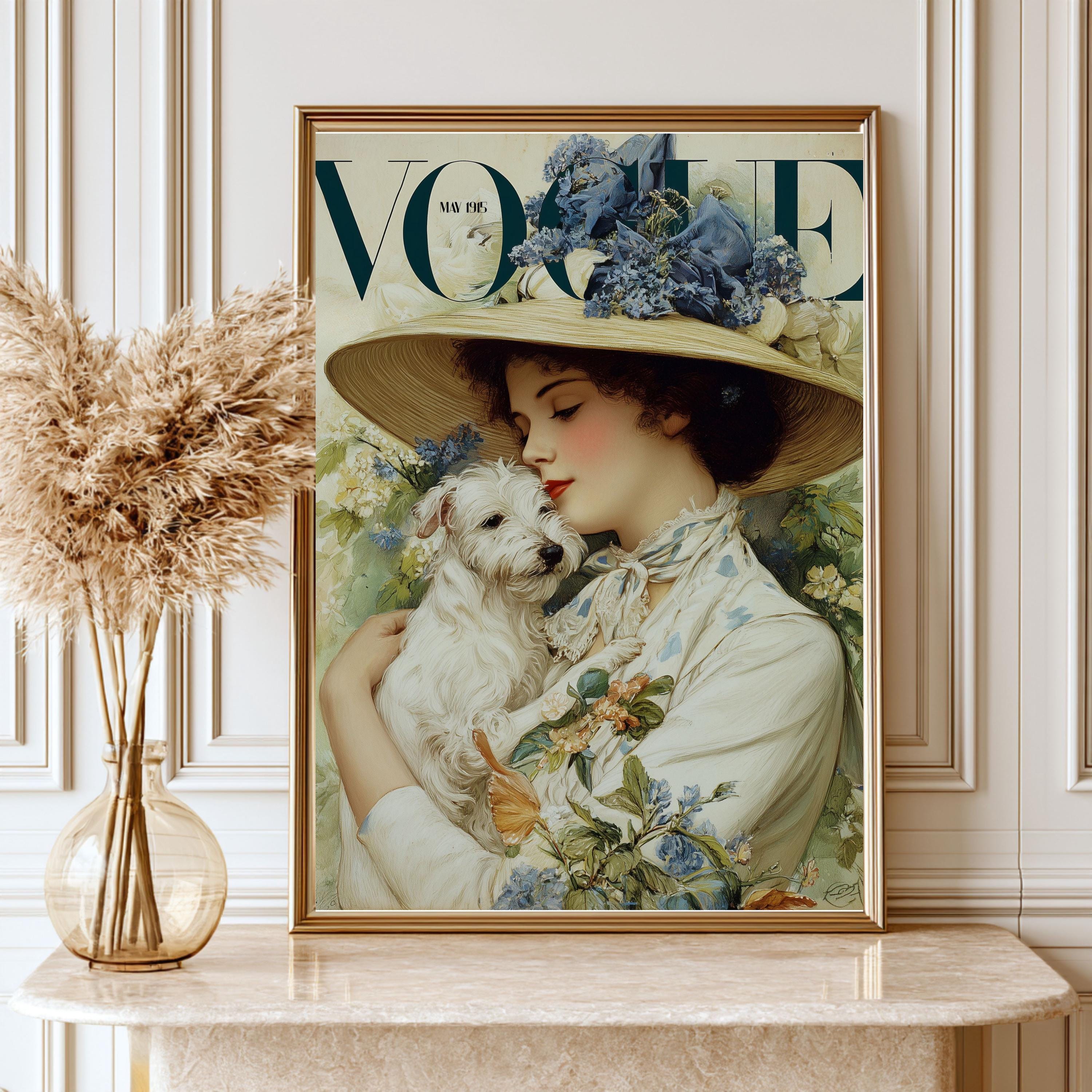 Vintage vogue poster - Etsy 日本