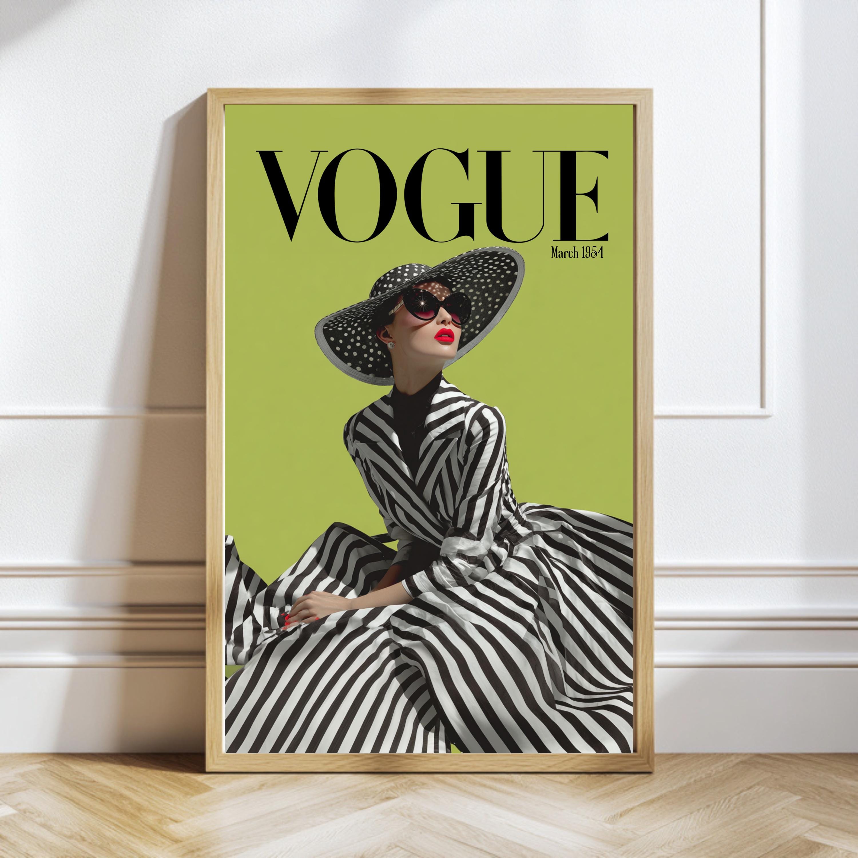 Vintage vogue poster - Etsy 日本