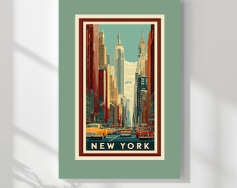 Canvas Wall art - Vintage New York City