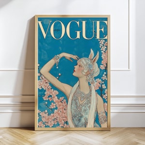 Vintage vogue poster - Etsy 日本
