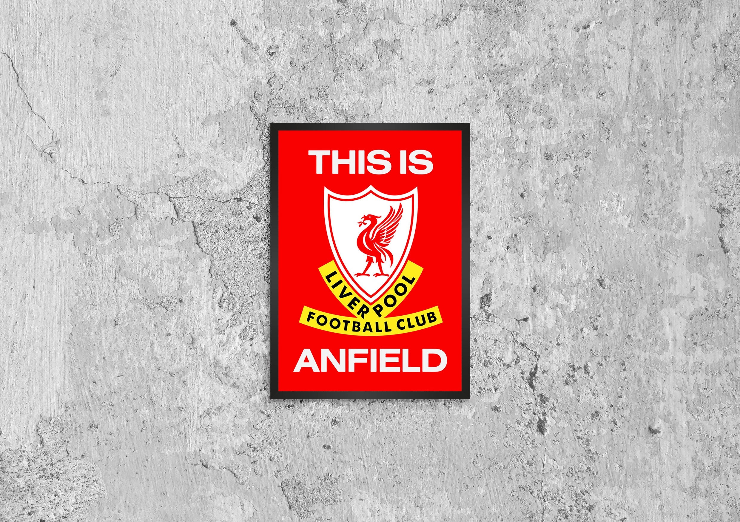 This is Anfield Sign Poster, Liverpool FC Poster, Premier League, Wall Art,  Home Decor, Gift Digital Download - Etsy