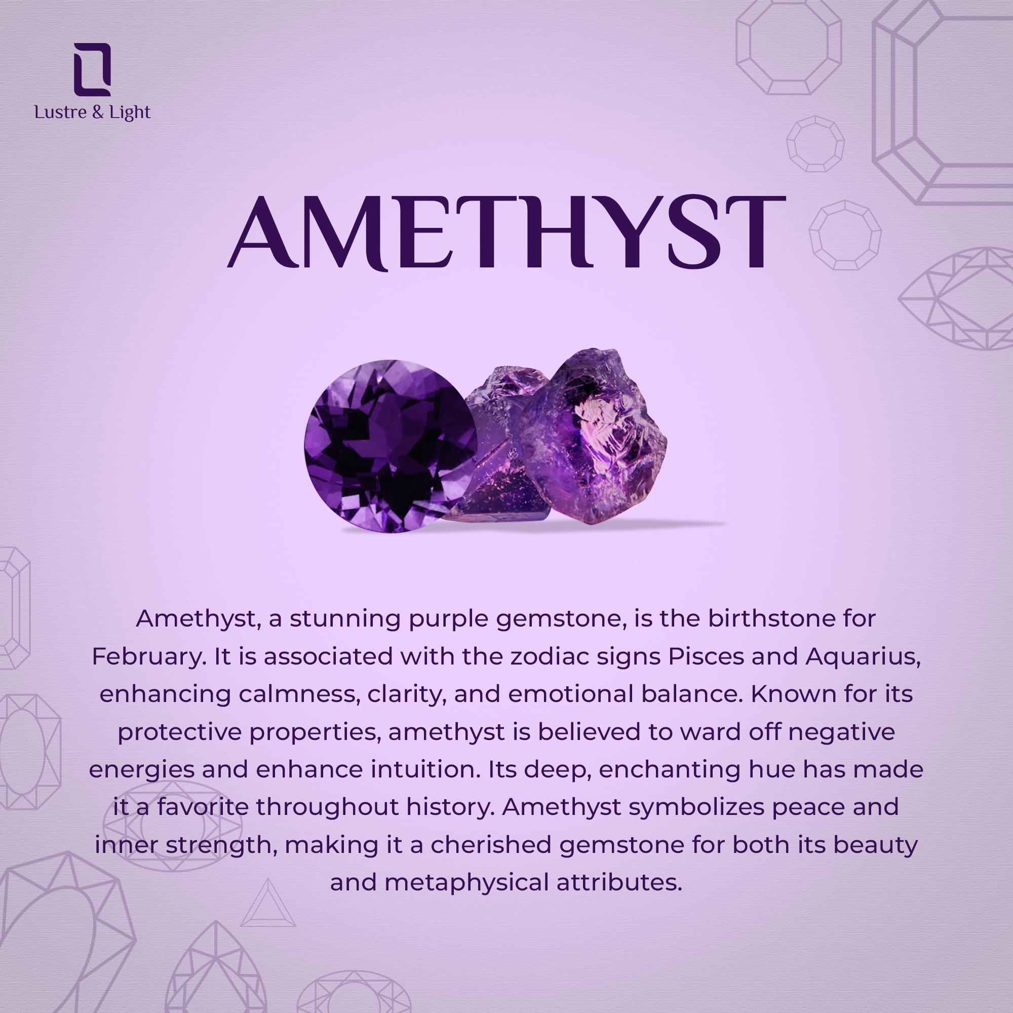 february what does the birthstone amethyst mean