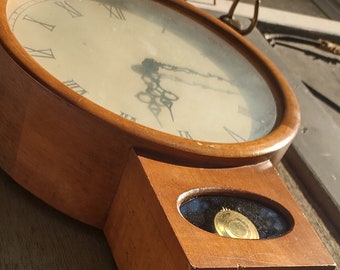 1949 Wall Mount Clock Electric Pendulum