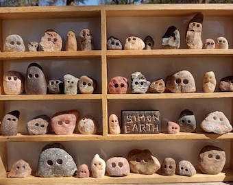 Minimalist Rock Art CUSTOM stone figurines