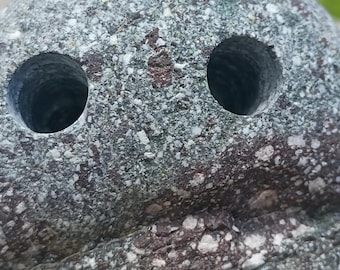 Grey Granite Garden Golem