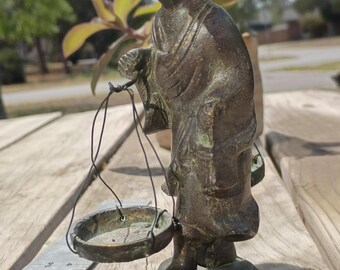 Bronze Water Carrier Antique