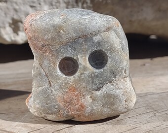 Quartz with Pink Veins also Eyes