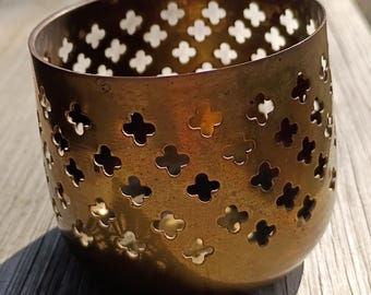 Brass Votive Candle Holder