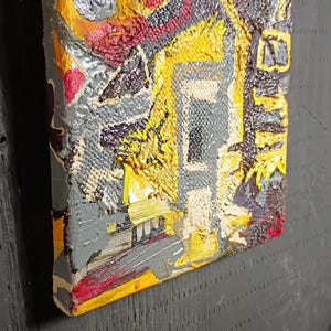 Rodent Sign, Oil on Canvas unique abstract original