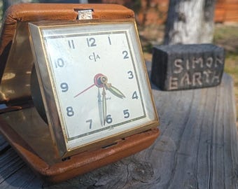 1960s CIA mechanical travel alarm clock