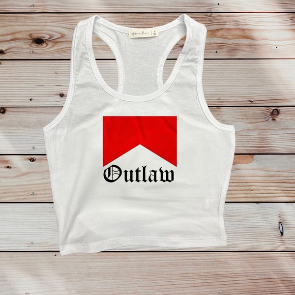 Outlaw Crop Tank Top