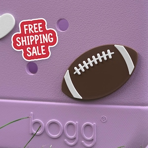 Football Bogg Bag Charm - Sports Bogg Bag Charms, Bogg Bag Accessories, Bogg Bag Buttons, Bogg Bag Tags, Bogg Bag Bits