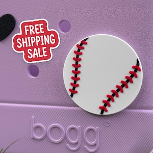 Baseball Bogg Bag Charm - Sports Bogg Bag Charms, Bogg Bag Accessories, Bogg Bag Buttons, Bogg Bag Tags, Bogg Bag Bits