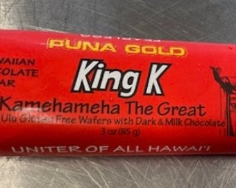 Biologisch angebaute hawaiianische Schokolade - KING K Bar
