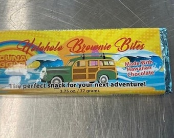 HOLOHOLO Brownie Bites - Organically Grown Hawaiian Chocolate Bar