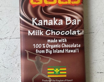 Biologisch angebaute Hawaiianische Milchschokolade - Kanaka MILCH