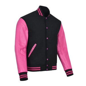 Vintage Varsity Jacket: Custom Embroidered Wool & Leather Bomber