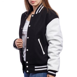 Birthday Gift Idea, Long Sleeve Baseball Varsity Jacket Unisex Blank Varsity Jacket, Design Your Own Logo Varsity Jacket