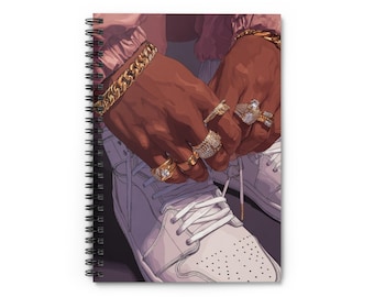 The Come Up Black Mens Notebook | Afrocentric Journal for Growth | Hustle and Mindset | Gift for Black Men | Inspirational Writing Journal