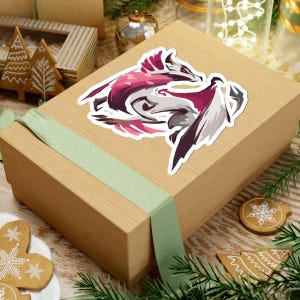 Monster Hunter Rise Malzeno Kiss-Cut Stickers, Gaming Fan Art Decal, Video Game Themed Label, 2 3 4 6 Inch Variants, Decorative Vinyl Decal