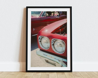Muscle Car Print | Classic Mustang Print | Garage Decor | Digital Download