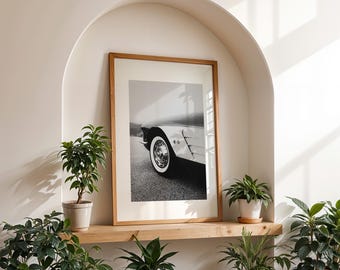 Classic Corvette Print | Garage Art | Industrial Wall Art | Digital Download