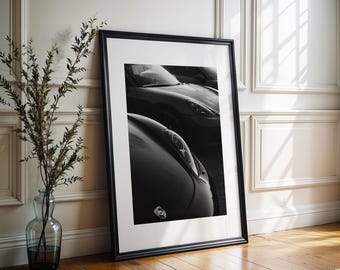 Porsche Fine Art Print | Mancave Decor | Garage Wall Art (Digital Download)