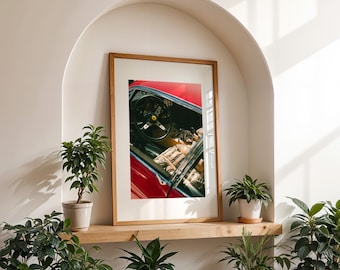 Ferrari Poster | Luxury Print | Classic Car Wall Art | Digital Download