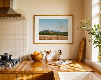 Arizona Mountain Wall Art |  Southwest Landscape Print | Rustic Decor | Minimalist Desert | Digital Download | Photography