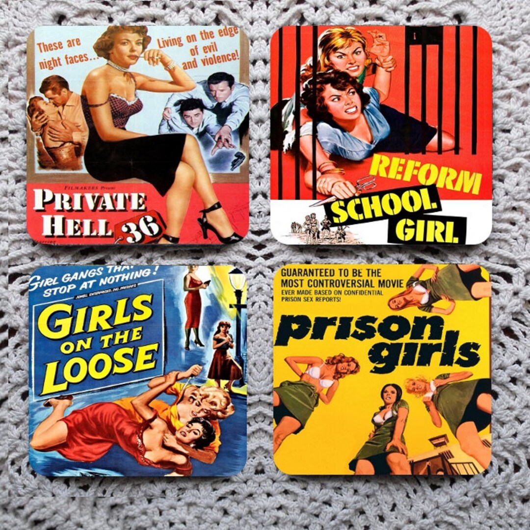 Very Bad Girls Vintage Prison Women Movie Poster Mousepad pic