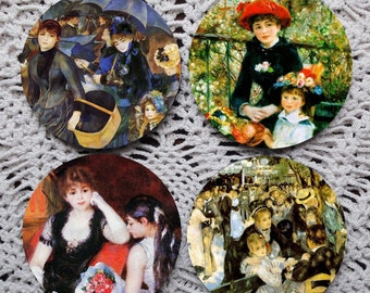 I'm So Impressed -- Renoir Art Mousepad Coaster Set