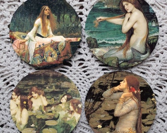 On the Waterfront -  Waterhouse Mousepad Coaster Set