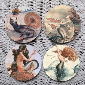 Siren Song --Mermaid Mousepad Coaster Set