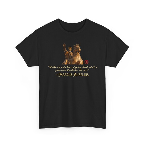 Marcus Aurelius Quote Tee, Philosophy, Stoicism, Stoic, College Tees, College Shirts, Trendy, Vêtemont Rogue, Rogue Clothing