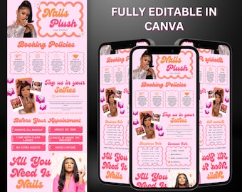 Acuity Scheduling Template, Acuity Scheduling Template Hair Stylist, Nail Tech, Lash Tech, Braider , Makeup Artist, Acuity Book Templates