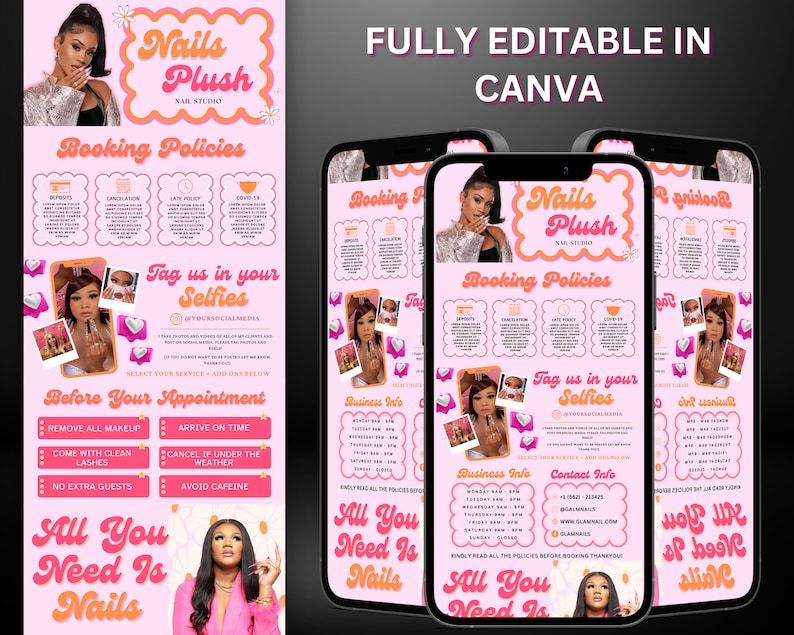 Acuity Scheduling Template, Acuity Scheduling Template Hair Stylist, Nail Tech, Lash Tech, Braider , Makeup Artist, Acuity Book Templates