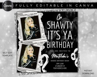 Birthday Flyer, Bash Flyer, Birthday flyer, Birthday Girl, Party Flyer, Celebration Flyer, Birthday Event, Birthday Invite, szn