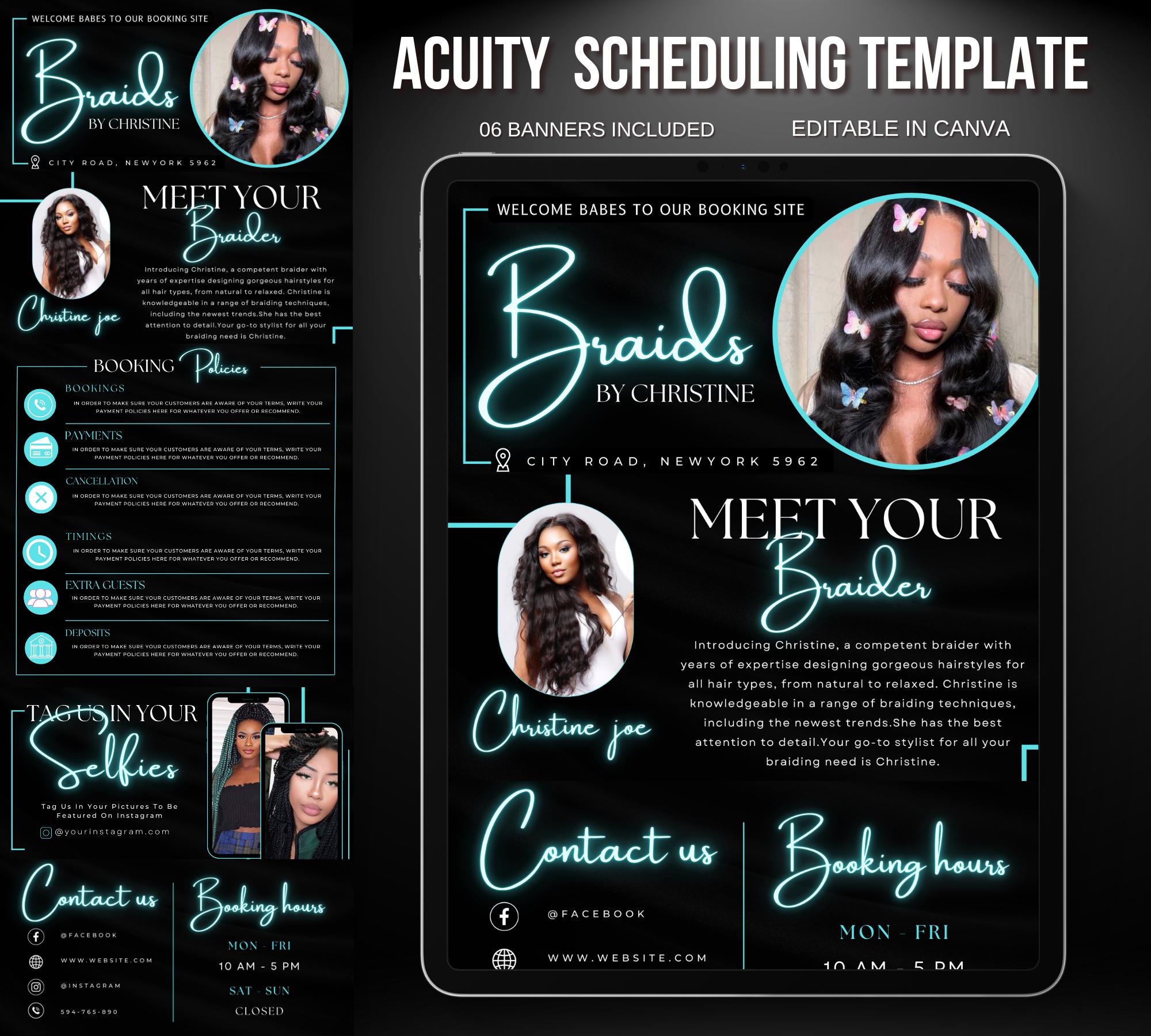Acuity Scheduling Template, Acuity Scheduling Template Hair Stylist ...