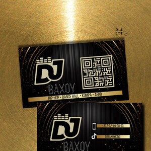 100 cartes de visite - DJ Business Cards