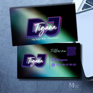 100 cartes de visite - DJ Business Cards