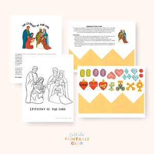 Epiphany Activity Bundle: Coloring Page & DIY Crown Craft