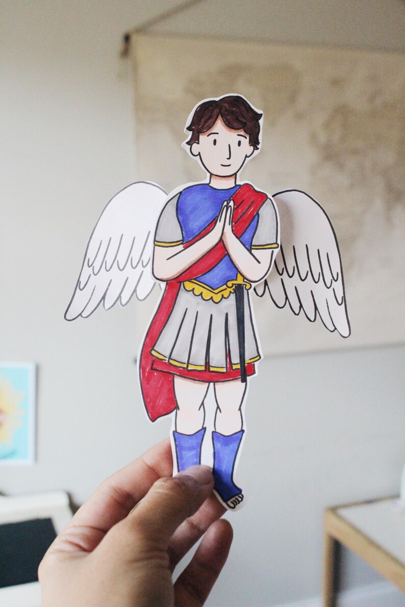 Feast of the Archangels Activity Bundle: Coloring Page & Angel Craft ...
