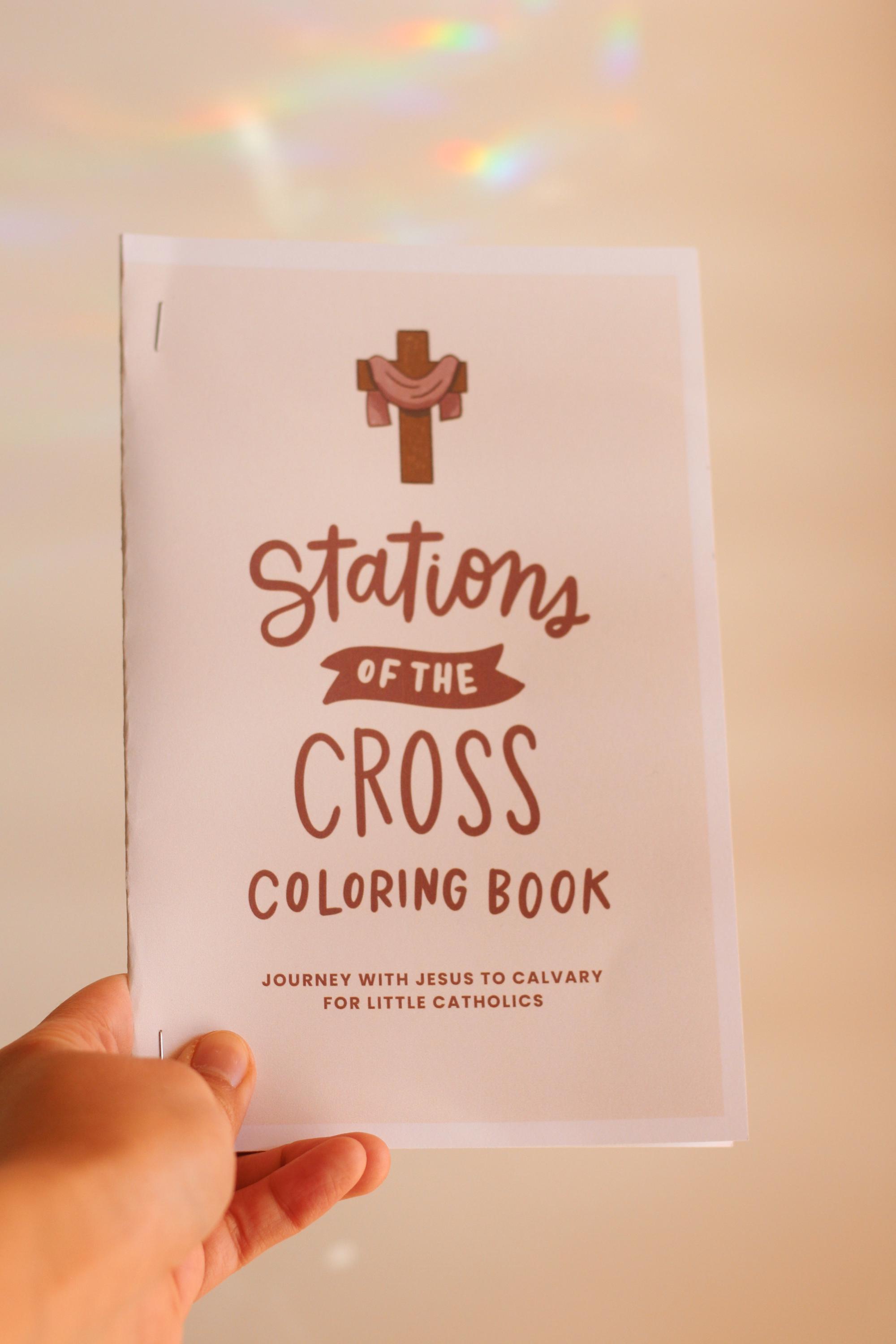 Stations of the Cross Coloring Book for Kids | Catholic Printable ...